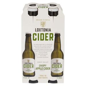 Loxtonia Cider Crispy Apple 4 x 340ml